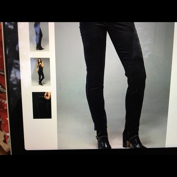 NWT Darling,black slim jeans with velvet stripes! - Picture 14 of 16